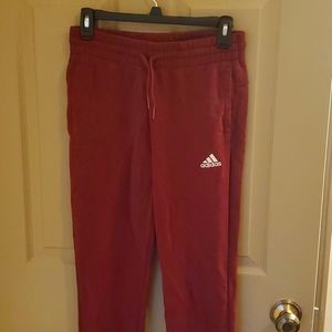 Womens Adidas maroon sweatpants XS